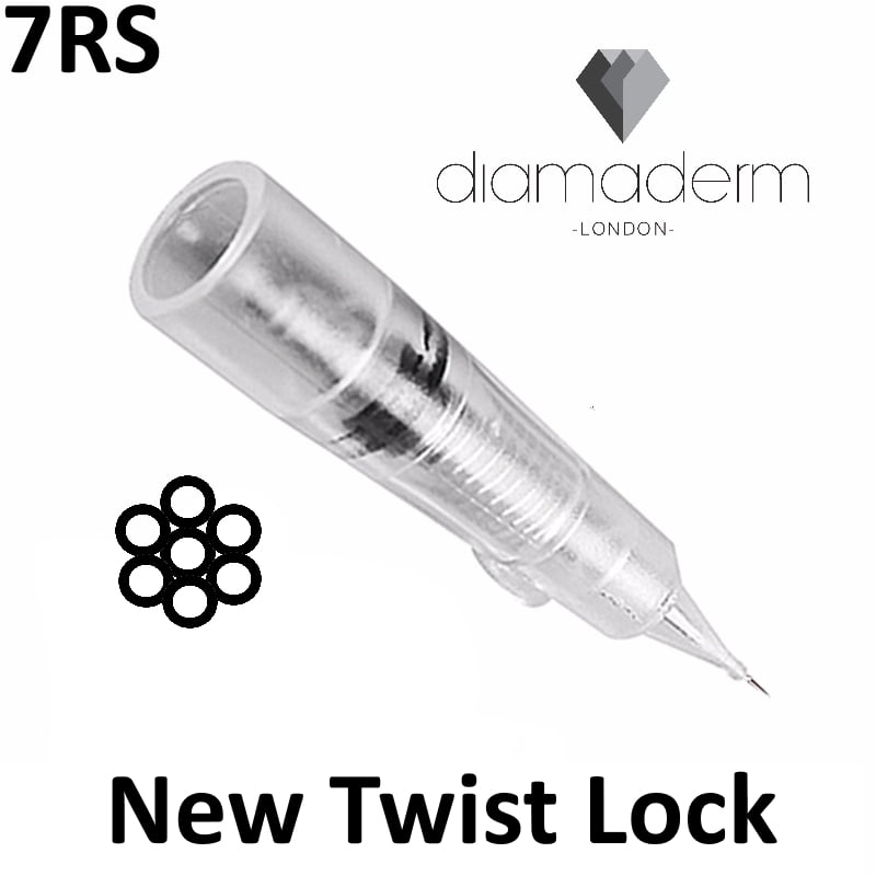 Diamaderm Round Shader Needles Twist 10pc 7RS image 0